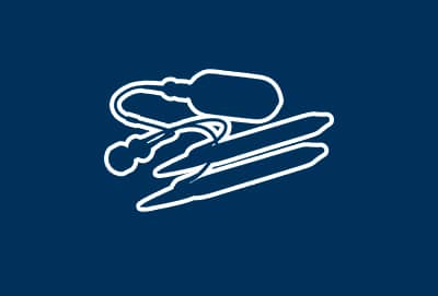 Ícone ilustrativo de prótese peniana – tratamento cirúrgico para disfunção erétil e rigidez peniana